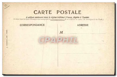 Vichy — publicidade para bilhetes com preço reduzido — editor J. Barbeau, Paris — Verso