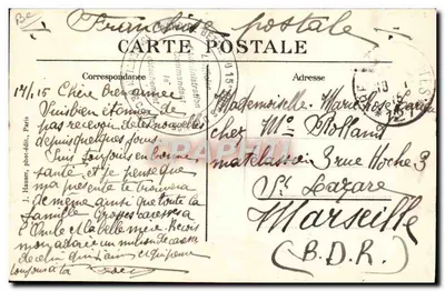 Monoplan Sommer pilotato da Kimmerling — n° 1526 — J. Hauser — Verso