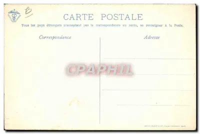 Monoplan Deperdussin — Circuit Européen, Juin-Juillet 1911 — Le départ de Vidart gagnant de Paris-Liège — Éditeur : Chafut & Cie, Paris — Verso