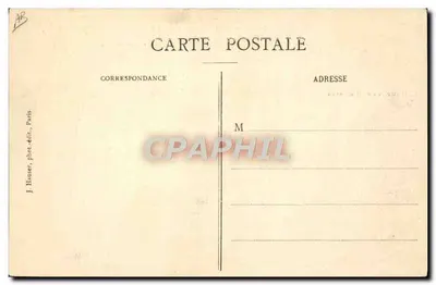 Monoplan Antoinette pilotado por Hauvette-Michelin — n° 1279 — J. Hauser, Paris — Verso