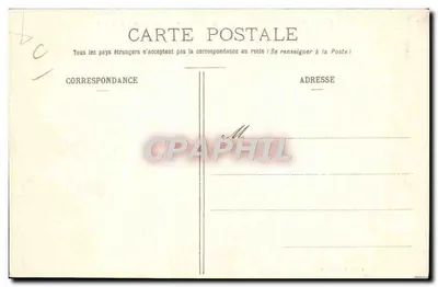 L'Aeroplano "Farman" al Campo di Châlons — Lancio dell'Elica — Editore: la Militaire Guérin, Mourmelon — Verso