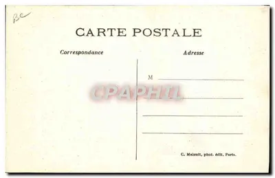 M. Henri FARMAN em seu Avião — Grande Prêmio de Aviação « Deutsch-Archdeacon » — Bilhete postal moderno n°23 — Verso