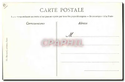 Encontro de Aviação da Baía da Sena — Trouville - Le Havre — Th. Bernard, editor, Gaën — Verso