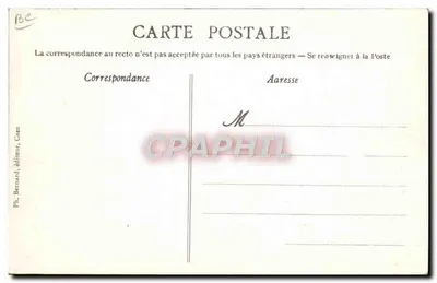 Encontro de Aviação da Baía da Sena — Trouville-Le Havre — Ph. Bernard, Caen — Verso