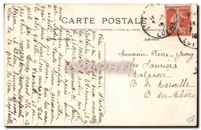 Locomotion aérea — Conde de Lambert sobre "Wright" em Reims (25 de Agosto de 1909) — Verso