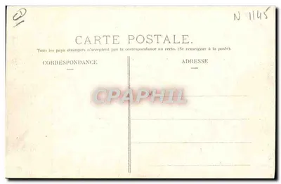 Circuit d'Auvergne. Coupe Gordon Bennett 1905 — Le Puy-de-Dôme et la route du circuit après la Baraque — L'Hirondelle, Paris — Verso