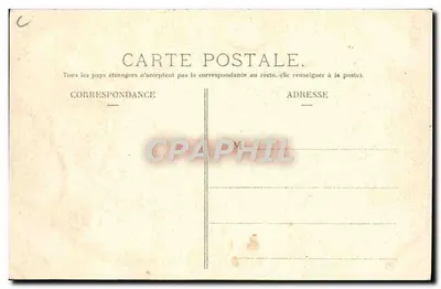 Circuit d'Auvergne. Coupe Gordon Bennett 1905 — Tournant du Gendarme — L'Hirondelle, Paris — Verso