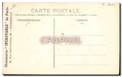 Rundfahrt durch Auvergne. Gordon Bennett-Rennen 1905 — 2. Ebene von Laschamps und Puy-de-Dôme — Start und Ziel der Fahrt — L'Hirondelle, Paris — Rückseite