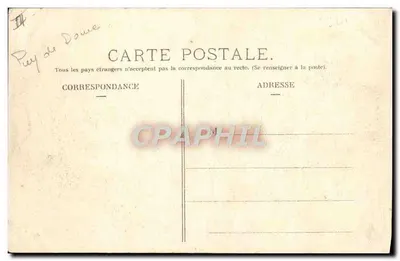 로셰포르와 두 곡선 — 파노라마 — 오베르뉴 회로. 고든 벤nett 컵 1905 — L'Hirondelle, 파리 — 뒷면