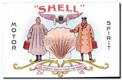 Shell Motor Spirit — Reclame Shell — uitgever niet zichtbaar, serie-nummer 22