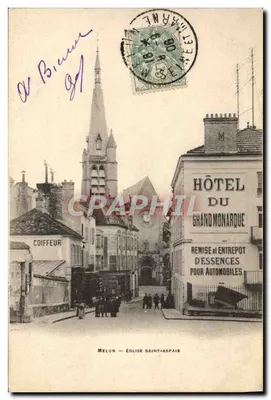 Melun — Kirche Saint-Aspais — Verlag nicht sichtbar