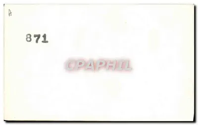 Mężczyzna na motocyklu — tabliczka 9192-CA — 871 — Rewers