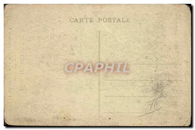 Paul Hurbourque — aviador-paracaidista realizando uma experiência de salto de paraquedas — F.F. PARIS — Verso