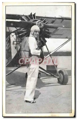 Mlle Malou d'Eresem — Paraquedista da Associação Francesa de Propaganda Aérea — Editor VINAY