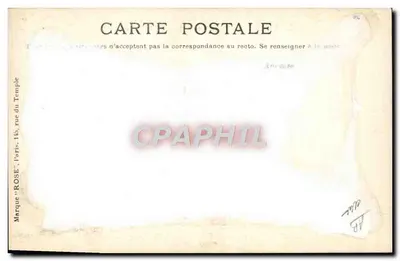 Latawiec 'Le Colonel Renard' — 1909 — Marka 'ROSE' Paryż — Rewers