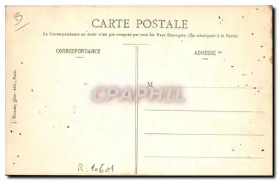 O Dirigível "Patrie" em Moisson — Construído pelos Sr. Lebaudy, sob a direção do Sr. Julliot, engenheiro — J. Hauser, fot.-edit., Paris — Verso