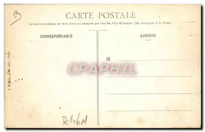 O Auto-balão do Conde de La Vaulx — 1897 — J. Hauger, fot. edit., Paris — Verso