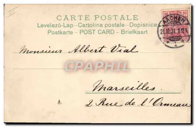 Cartolina d'epoca Illustratore Angelo Natale — Verso