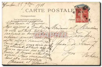 Explosão do "LIBERTÉ" na Baía de Toulon — 25 de Setembro de 1911 — Edição E.D. — Verso