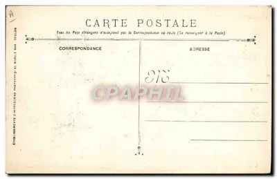 Catástrofe do encouraçado LIBERTE — 25 Setembro 1911 — Établissements Phototypiques Manilès, Toulon — Verso