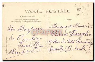 Catástrofe do "Liberté" — As escombros — Editor E. de Bult, Imp. Edits. Paris — Verso