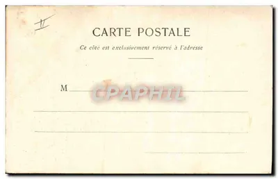 En wagon — scène de dialogue entre un homme et une femme — Phototypie A. Bergeret et Cie, Nancy — Verso