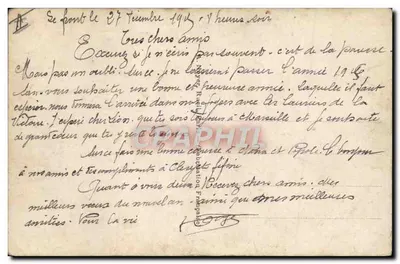 Train en gare — portrait de jeune fille et message de vœux — éditeur ZÉD n° 663 — Verso