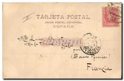 Esqueleto e mulher em um vagão — El Tren Expreso, série 7 — FOT. HAUSEN Y BENET, MADRID — Verso