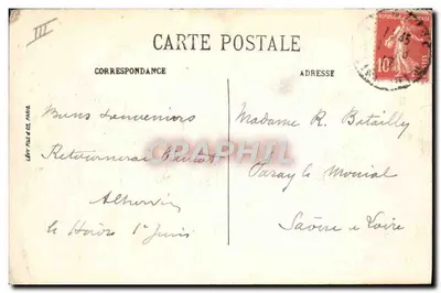 Le Havre — O Palácio de Justiça e o Boulevard de Strasbourg — LL. — Verso