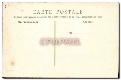 Lyon - Cours de la Liberté — tramway e comércios — B. F., Paris, n° 970 — Verso