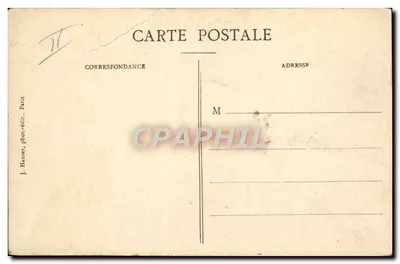 El Biplano Sommer pilotado por Legagneux — n° 1402 — J. Hauser, París — Reverso