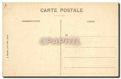 Biplan Voisin, pilotowany przez Champel — 1289 — J. Hauser, fot.-wyd., Paryż — Rewers