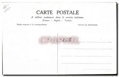 Bielovuccie em voo em biplano Voisin chamado Le Canard — carta postal ilustrada — Verso