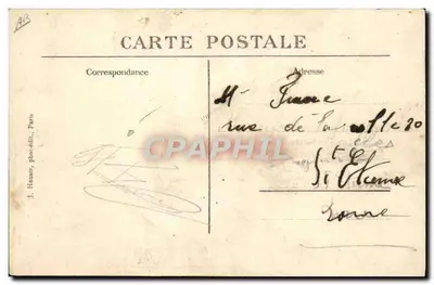 O Monoplan Morane pilotado por Védrines — n° 1486 — J. Hauser, Paris — Verso