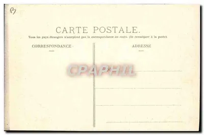 Trasa Auvergne. Puchar Gordon Bennett 1905 — Duży zakręt blisko Baraque — L'Hirondelle, Paryż — Rewers