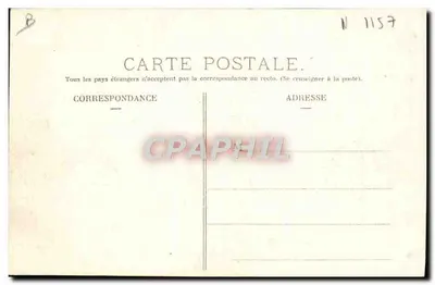 Zakręt Śmierci, blisko Lastic — Trasa Auvergne, Puchar Gordon Bennett 1905 — L'Hirondelle, Paryż — Rewers
