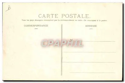Zwrot śmierci, blisko Lastic — Circuit d'Auvergne, Puchar Gordon Bennett 1905 — L'Hirondelle, Paryż — Rewers