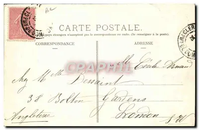 Circuit d'Auvergne — Course Gordon-Bennett 1906 — L'Hirondelle, Paris — Verso