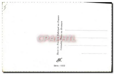 Para małżeństwo przed samochodem — miłosne zdanie — seria ARC 1033 — Rewers