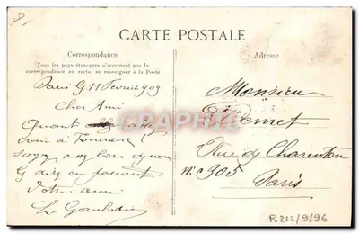 Automobielbeurs 1906 — Stand Fiat — Uitgever Hélio F. Le Deley, Parijs — Achterkant