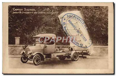 Camion Saurer — para o transporte de mercadorias domésticas — Sucursal Automóveis Ind. Saurer, 63