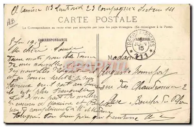 Woud van Compiègne — De bussen. — 140 R.P.J.C. Parijs — Achterkant