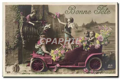 Blumenjäger — Blumenverzierte Kutsche — AN Paris n°849
