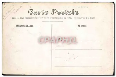 Circuito da Sarthe 1906 — cena de corrida automobilística — Foto por J. Lasserre — Verso