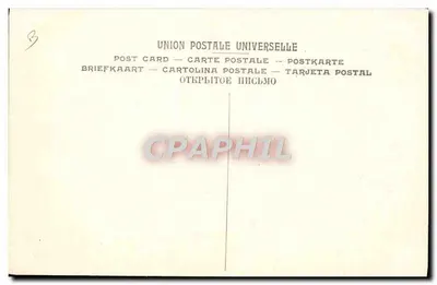 A Fábrica Michelin — Uma Máquina a Vapor de 800 cavalos — Union Postale Universelle — Verso