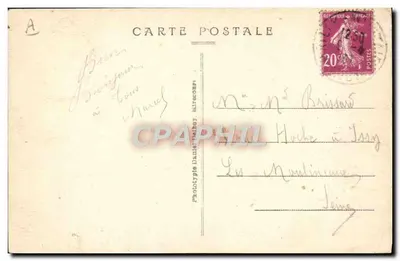 Campo de Mailly — Retorno de Manobra. No acantonamento: o manutenção do equipamento. D.D. — Verso