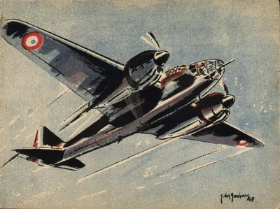 Aeroplano da bombardamento — Serie 5. Amiot 354 — editore Amiot