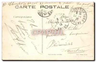 1914 की लड़ाई — एविएटर रेमॉन्ड, मौत के घायल लैंडिंग फ्रांस-जर्मन लाइन के बीच — आर. प्रोस्ट — पीछे