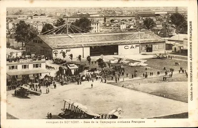 Aeroporto do BOURGET — Base da Compagnie Aérienne Française — Cliché da Compagnie Aérienne Française