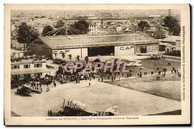 Aeroporto de Bourgoin — Base da Compagnie Aérienne Française — Cliché da Compagnie Aérienne Française